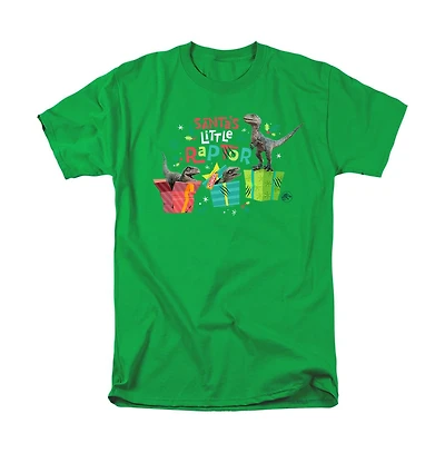 Jurassic Park Men's Santa's Raptors Christmas Present Danger T Shirt