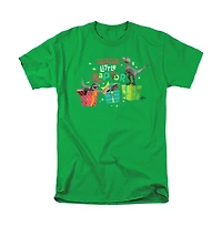 Jurassic Park Men's Santa's Raptors Christmas Present Danger T Shirt