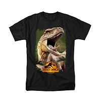 Jurassic Park Men's World Raptor Beauty Shot T Shirt