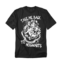Harry Potter Men's Hogwarts Spray Badge T Shirt