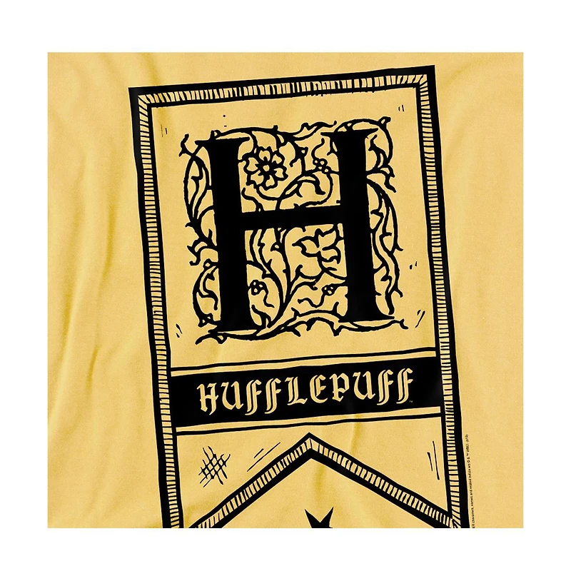 Harry Potter Men's Hufflepuff Banner T Shirt