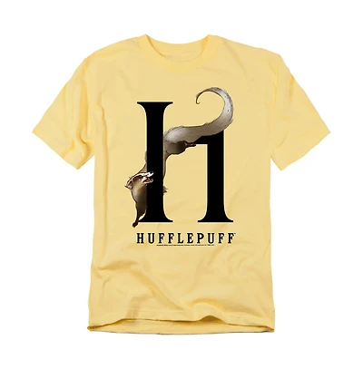 Harry Potter Men's Hufflepuff Bandger H T Shirt