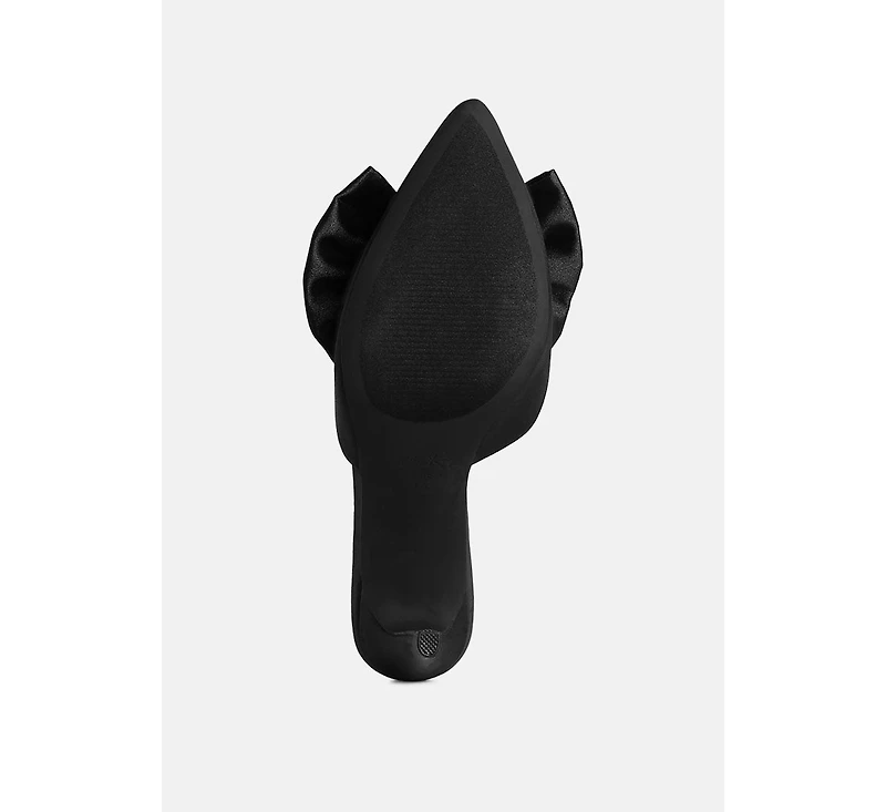 London Rag Sidonie Bow Detail Stiletto Mules Women