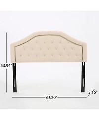 Streamdale Furniture Queen/Full Upholstered Headboard W/ Diamond Tufting