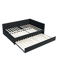 Streamdale Furniture Velvet Daybed with Trundle