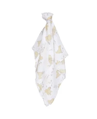 Lambs & Ivy Disney Baby Winnie the Pooh Swaddle Blanket & Plush Toy Gift Set