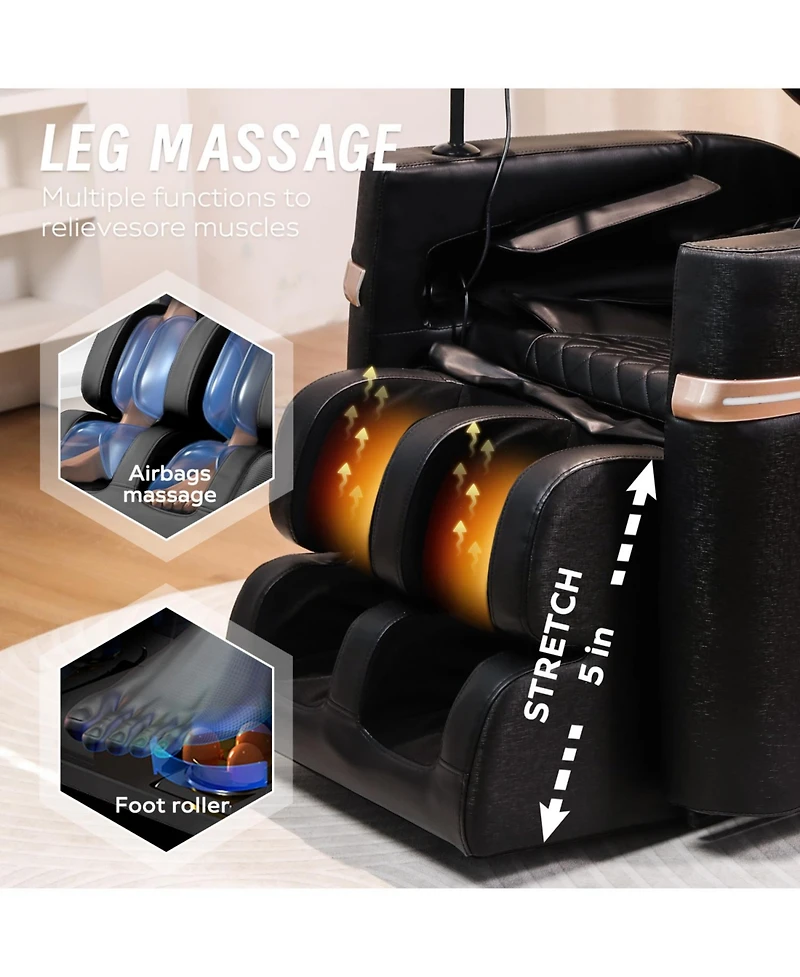 Streamdale Furniture Streamdale Massage Chair Recliner with Zero Gravity with Full Body Air Pressure