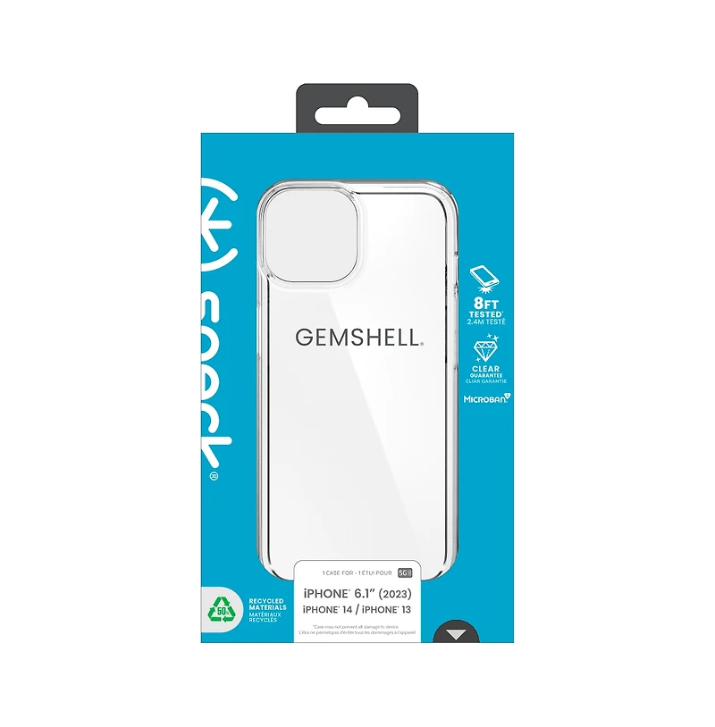 Speck Gemshell Grip Case for Apple iPhone 15 / 14 / 13 / iPhone 16e