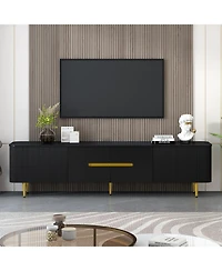 Streamdale Furniture 78.7" Minimalist Tv Stand - Entertainment Center
