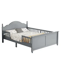 Streamdale Furniture Kids Full Size Wood Platform Bed