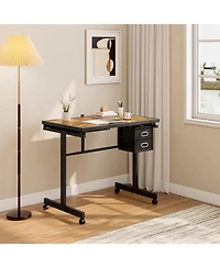 Streamdale Furniture Jigsaw Puzzle Table Board 1000 Pieces with 4 Trays & 2 Drawers