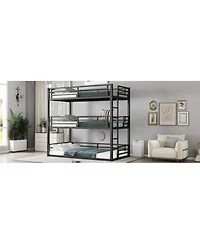 Streamdale Furniture Triple Bunk Bed, Metal