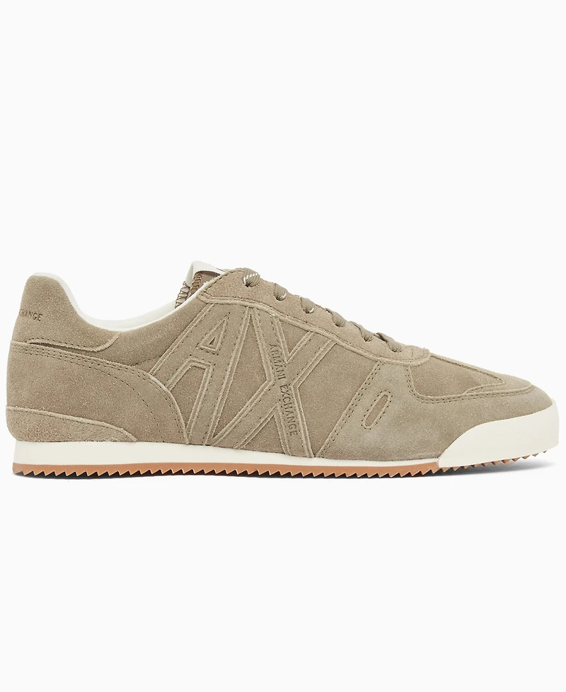 A|X Armani Exchange Men's Suede Trip Sneakers