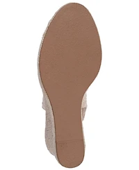 Gc Shoes Women's Bowery Crochet Espadrille Wedge Sandals