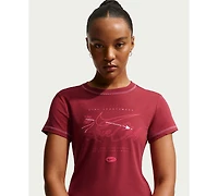 Nike Sportswear Women's Chill Knit Slim Short-Sleeved Cropped T-Shirt