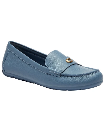 Coach Sculpted C Leather Classic Loafer Flats