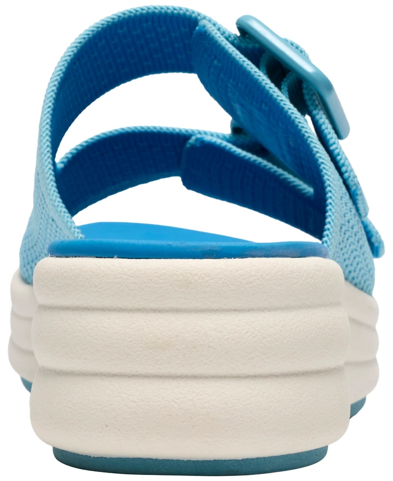 Clarks Women's Drift Faye Round Toe Wedge Sandals