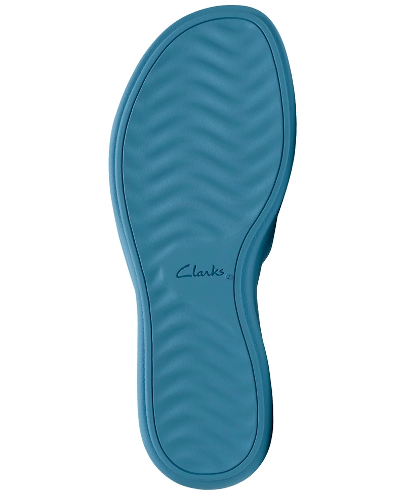 Clarks Cloudsteppers Women's Drift Twist Slip-On Flat Sandals