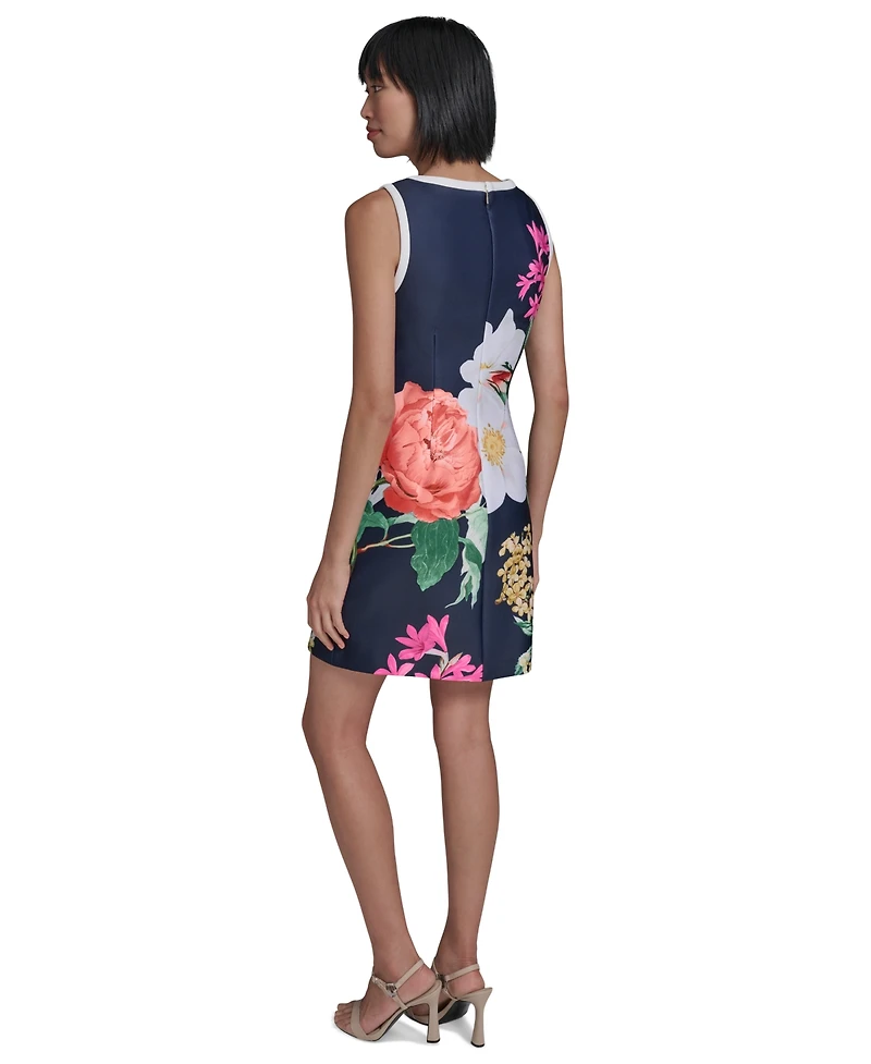 Karl Lagerfeld Paris Women's Sleeveless Printed Dress