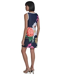 Karl Lagerfeld Paris Women's Sleeveless Printed Dress