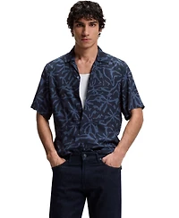 Boss by Hugo Men's Regular-Fit Maxi Print Short-Sleeve Shirt