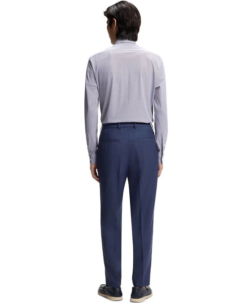 Boss by Hugo Boss Men's Printed Performance-Stretch Regular-Fit Dress Shirt