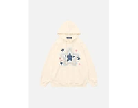 Aelfric Eden Women's Denim Star Applique Hoodie