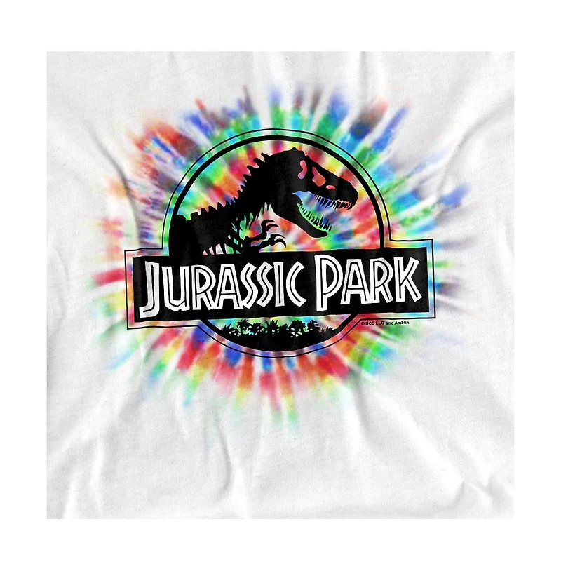 Jurassic Park Men's Tie Dye Explosion T Shirt