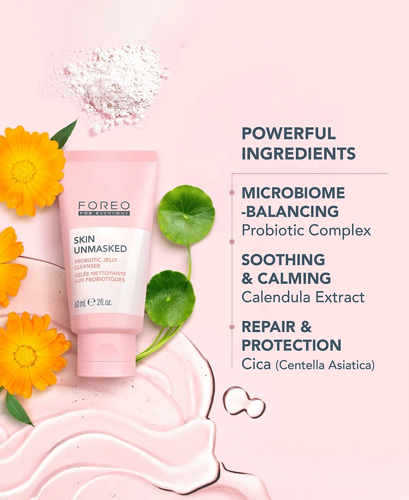 Foreo For EveryOne Skin Unmasked Probiotic Jelly Cleanser, 2 oz.