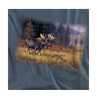 Wild Wings Men's Wildlife October Moose T Shirt