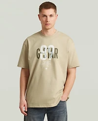 G-Star Raw Men's Graphic Logo Crewneck T-Shirt