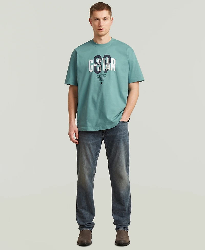 G-Star Raw Men's Graphic Logo Crewneck T-Shirt