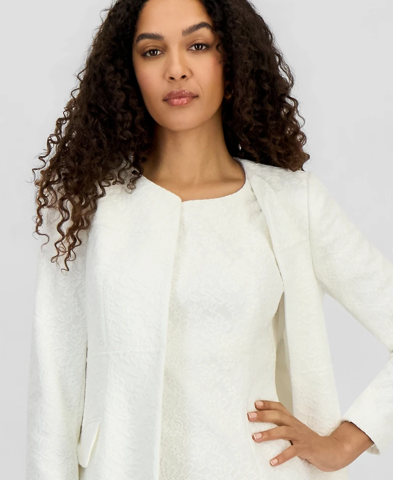 Kasper Women's Bonded Lace Topper Jacket