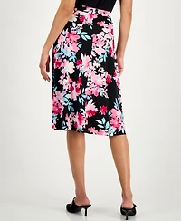 Kasper Women's Printed A-Line Skirt