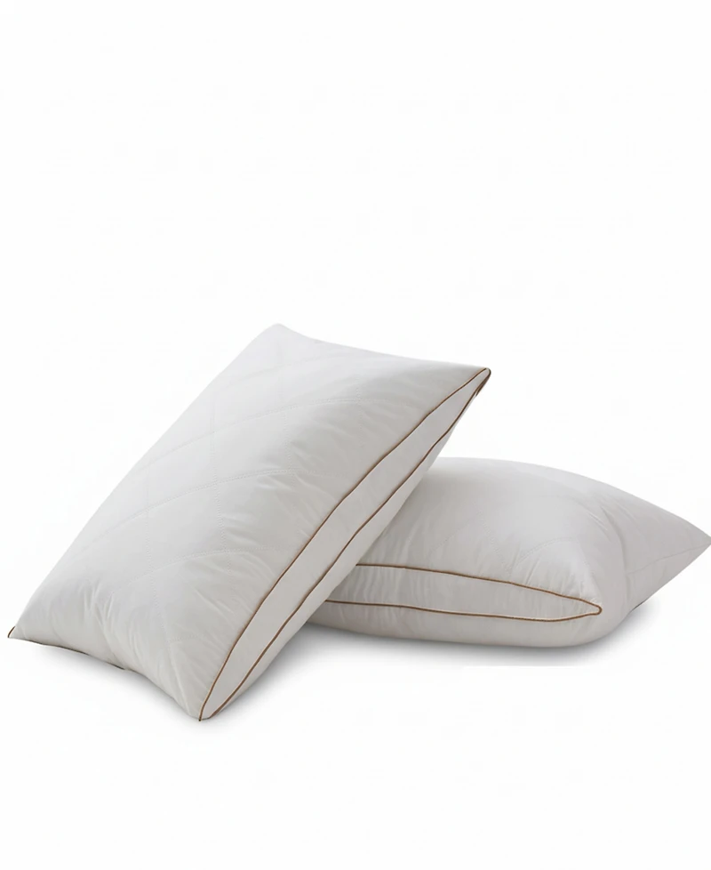 Unikome Medium Firm Goose Down Feather 2-Pack Pillows, Standard