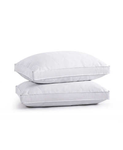 Unikome Medium Firm Density Gusseted 2-Pack Pillows, King