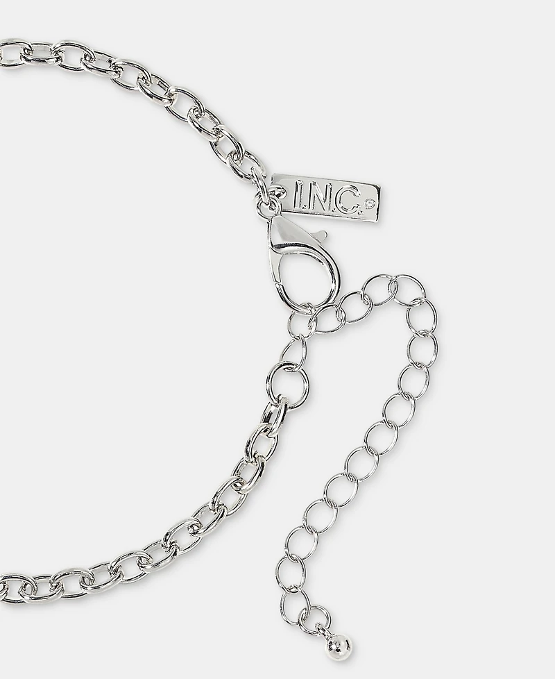 I.n.c. International Concepts Crystal Layered Collar Necklace, 16" + 3" extender, Macy's Exclusive