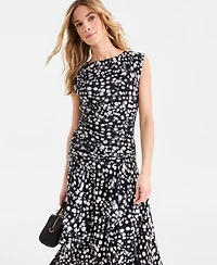 I.n.c. International Concepts Women's Printed Mesh Sleeveless Top