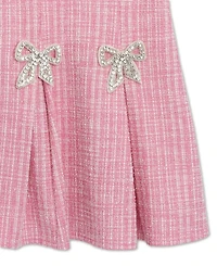 Speechless Girls' 7-16 Square Neck Short-Sleeve Dress