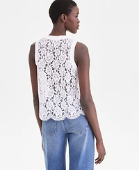 I.n.c. International Concepts Women's Lace Sleeveless Top, Macy's Exclusive