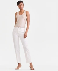 I.n.c. International Concepts Women's High-Rise Straight Ankle Jeans, Macy's Exclusive