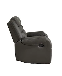 Streamdale Furniture 1 Seat Manual Recliner Chair, Tech Cloth Single Sofa for Living Room