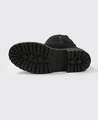 Berness Women's Beverly Microfiber Suede Lug Sole Boots