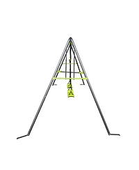 Streamdale Furniture 4-Child Metal Swingset Face-to-Face Swing & 2 Swing Seats