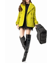 Ivonne Fantasy Short Dress with Round Neck