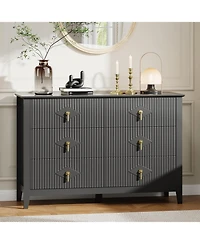 gaomon 47" Wide Fluted Dresser