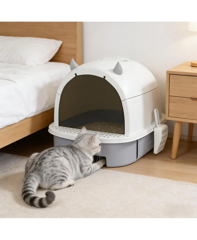 Zeus & Ruta Easy to Clean Cat Litter Box