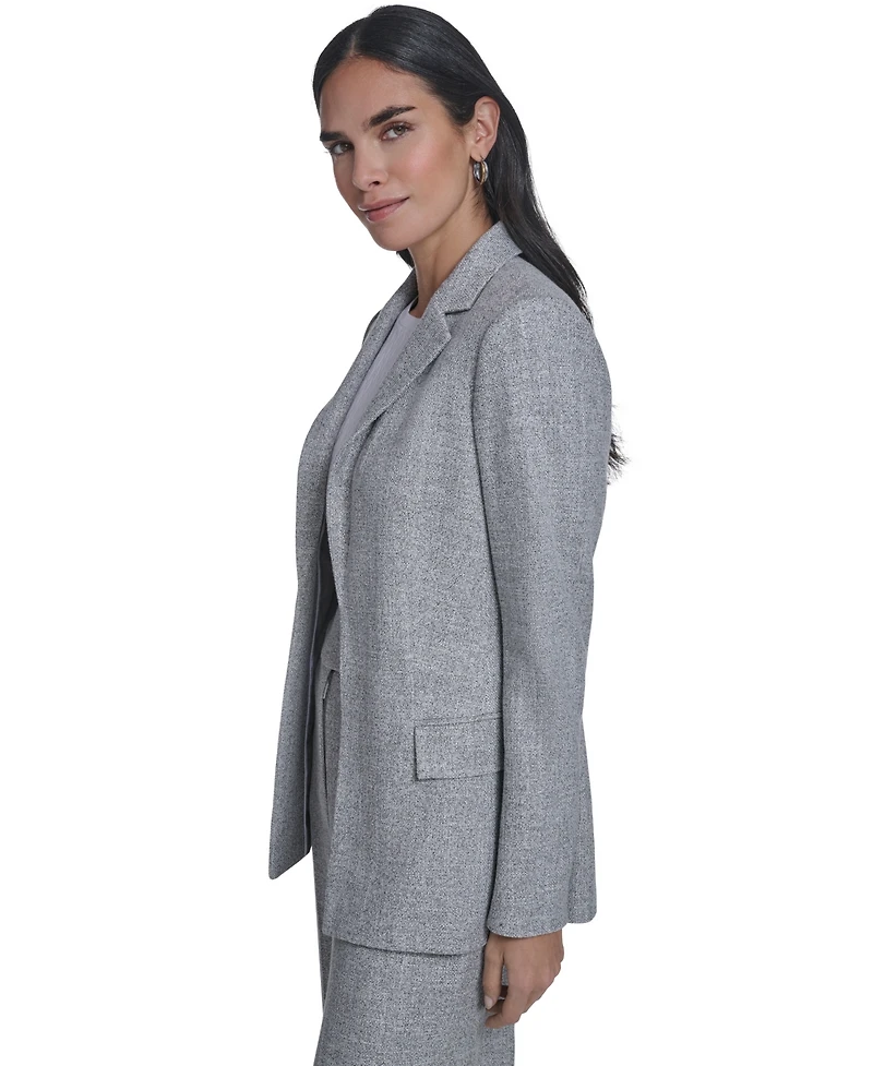 Calvin Klein Women's Novelty Open-Front Jacket