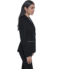 Calvin Klein Women's One-Button Jacket