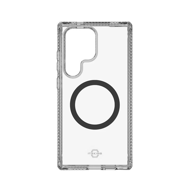 ITSkins Hybrid_R Clear MagSafe Case for Samsung Galaxy S25 Ultra